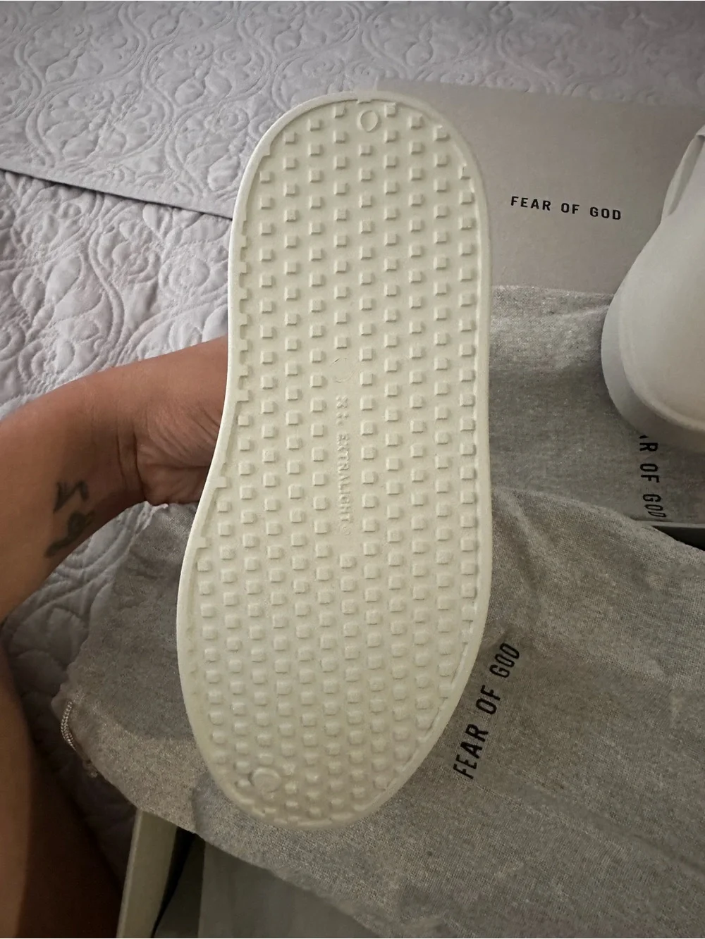 Kids Fear of God Slip ons